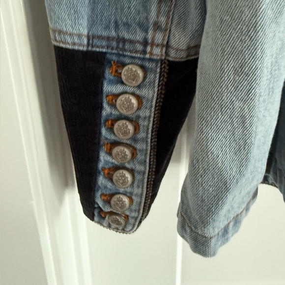 Free People Seamed & Structured Denim Jacket NWT - Picture 14 of 16